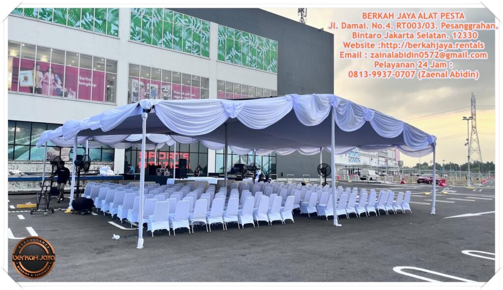 Sewa Tenda Plafon Putih Event AEON Deltamas Cikarang Bekasi