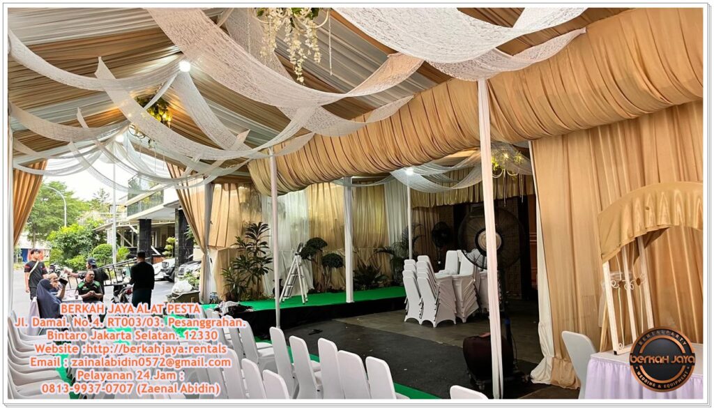 Jasa Penyewaan Tenda Pernikahan Model Terbaru 2025 Daerah Bekasi Harga Special