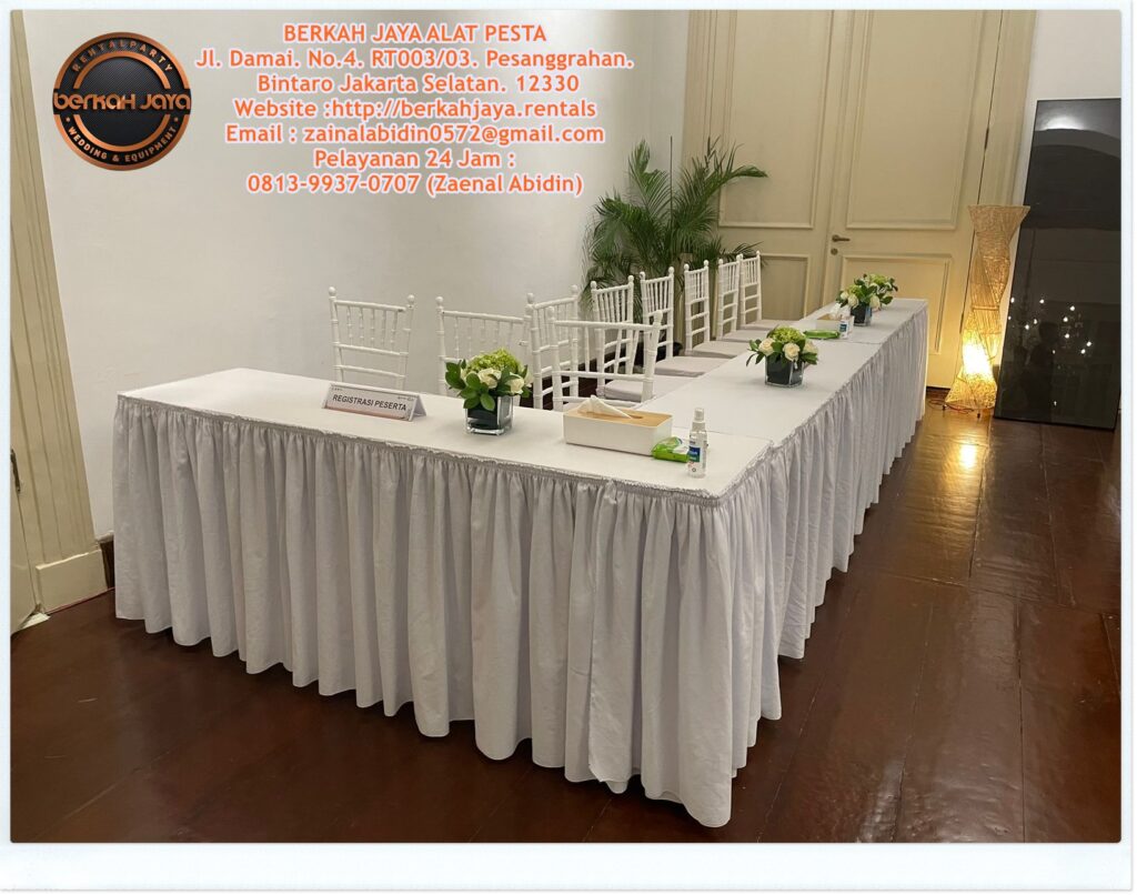 Paket Sewa Round Table Dan Meja Kotak Harga Special Area Jakarta Selatan