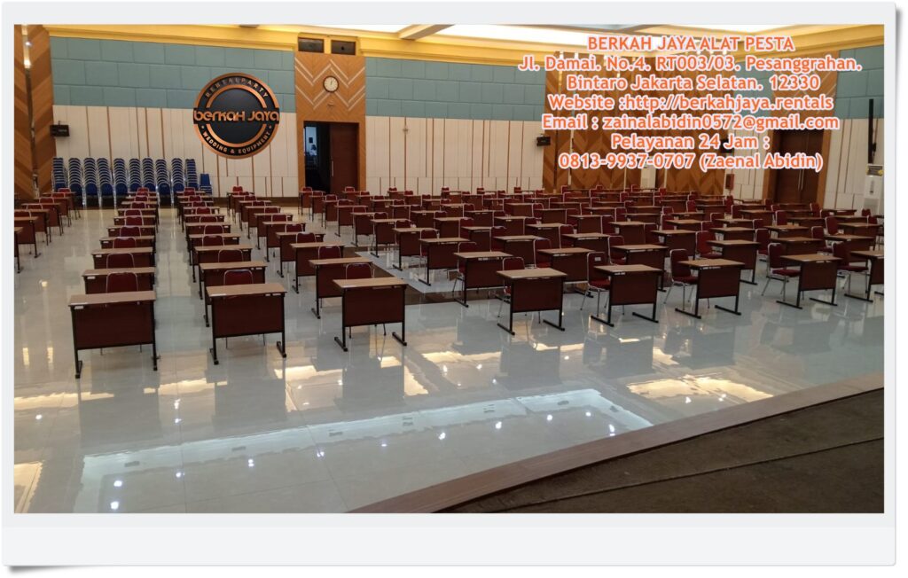 Pusat Sewa Meja Test HPL Single Area Jakarta Selatan