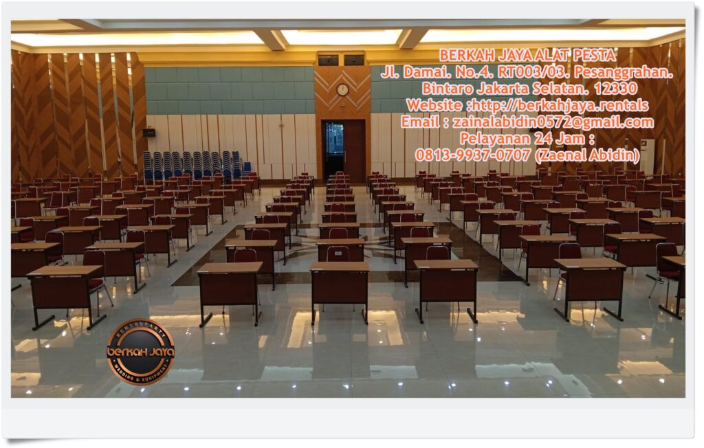 Pusat Sewa Meja Test HPL Single Area Jakarta Selatan