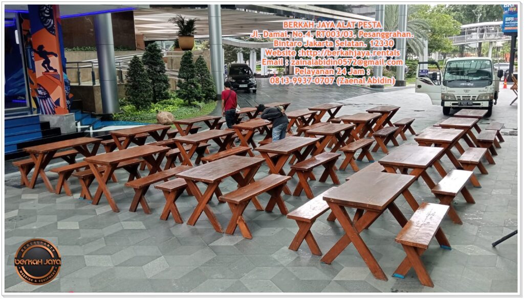 Sewa Kursi Dan Meja Taman Outdoor Harga Special Murah Area Jakarta Selatan