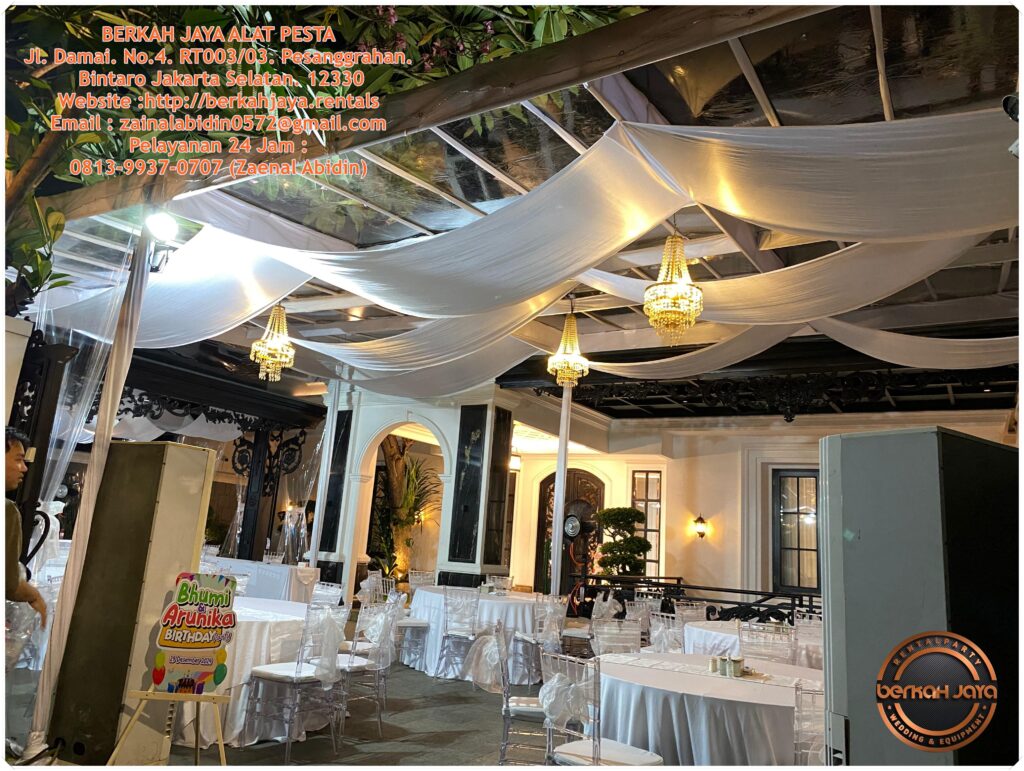 Sewa Tenda Kain Juntai Dan Kursi Tiffany Harga Terbaru 2025 Di Jakarta Selatan
