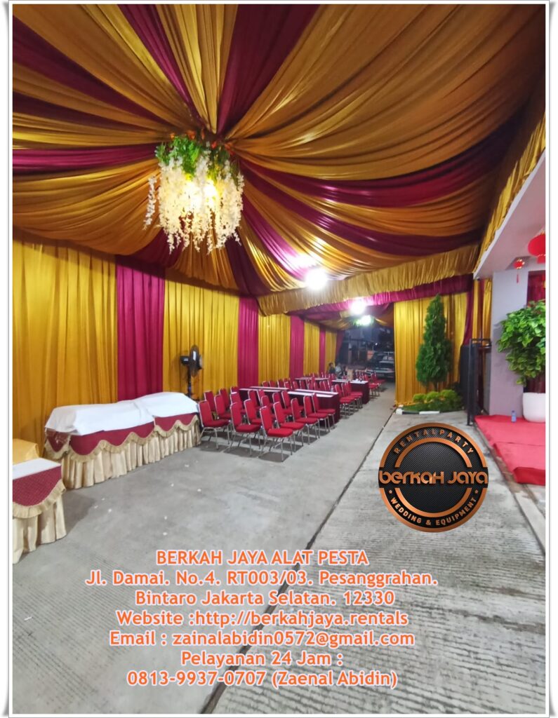 Jasa Penyewaan Tenda Pernikahan Model Terbaru 2025 Daerah Bekasi Harga Special