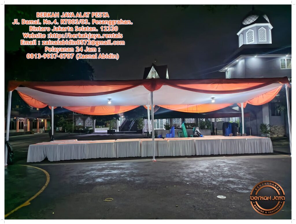Sewa Tenda Plafon Harga Special Akhir Tahun Di Jakarta Selatan