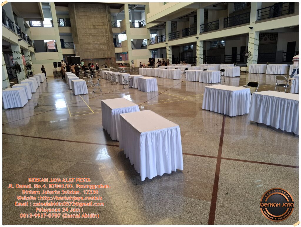 Melayani Jasa Sewa Meja Kotak Acara 2025 Daerah Jakarta Timur