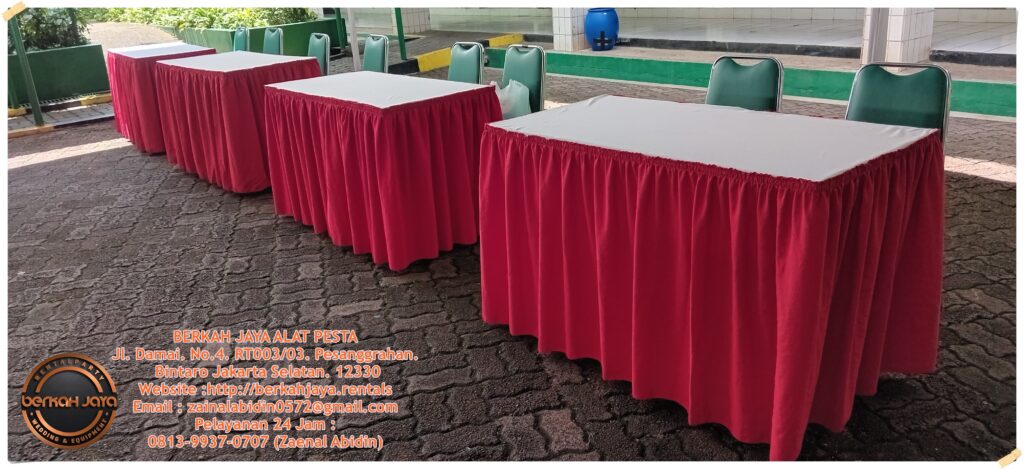 Melayani Jasa Sewa Meja Kotak Acara 2025 Daerah Jakarta Timur