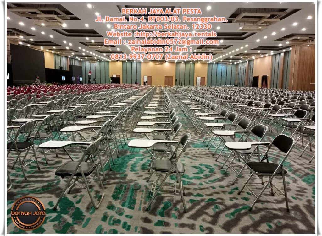 Sewa Kursi Kuliah Stainless Lipat Area Jakarta Selatan