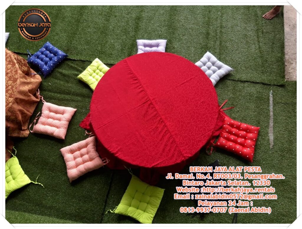 Sewa Meja Pendek Lesehan Dan Bantalan Alas Duduk Di Jakarta Selatan
