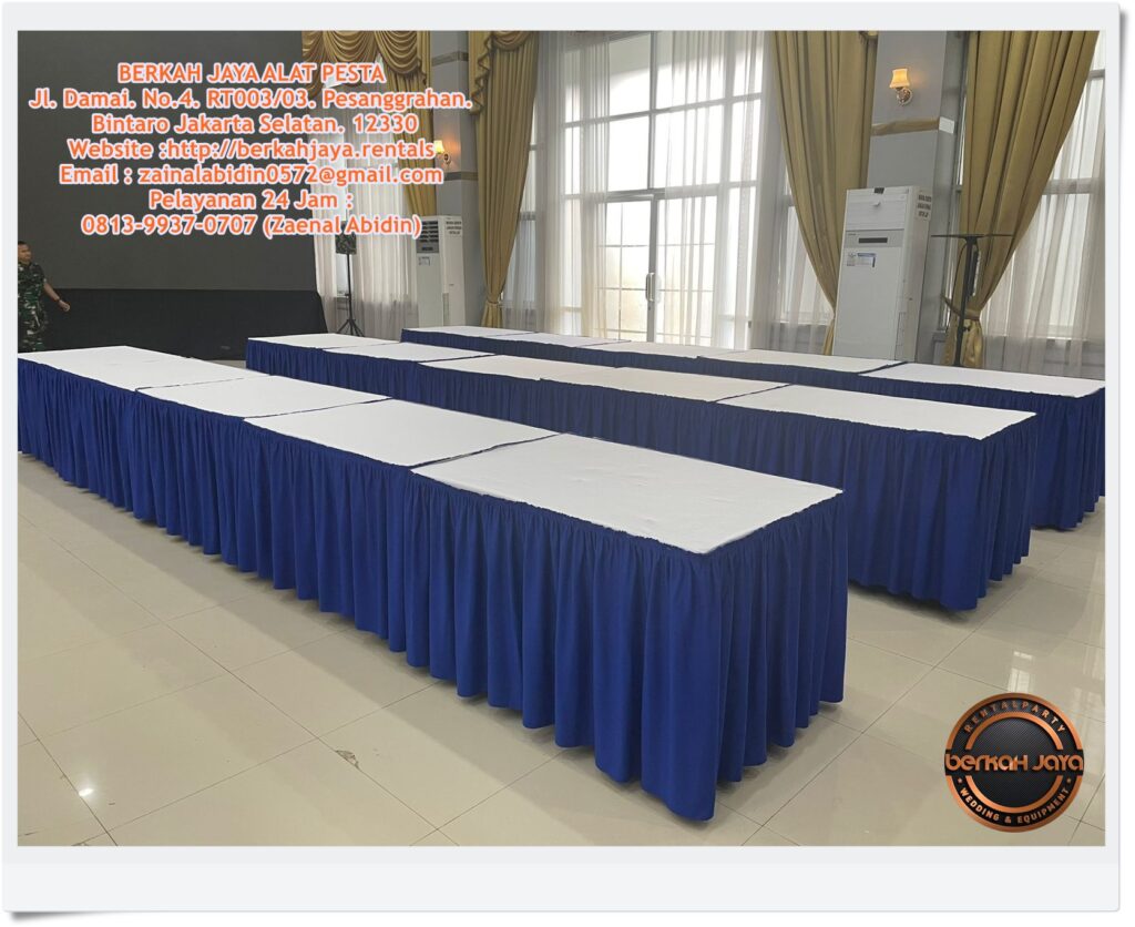 Jasa Sewa Meja Kotak Free Ongkir Area Jakarta Selatan