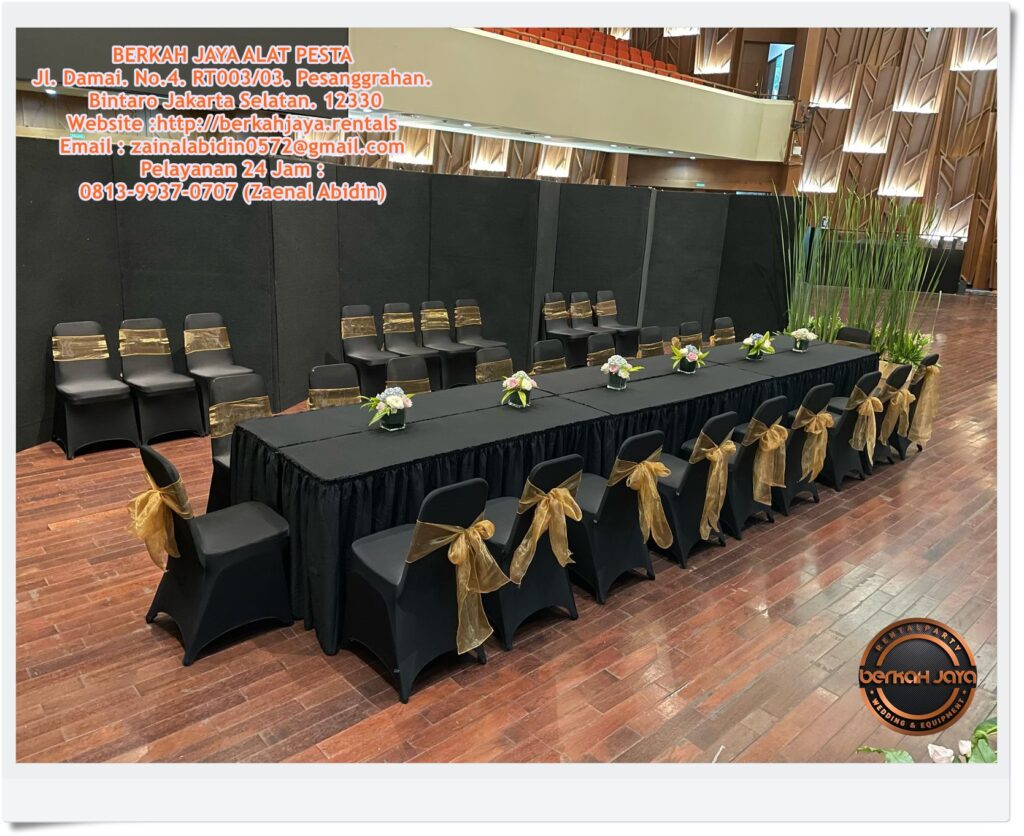 Pusat Sewa Meja Persegi Panjang Beragam Ukuran Di Jakarta Pusat
