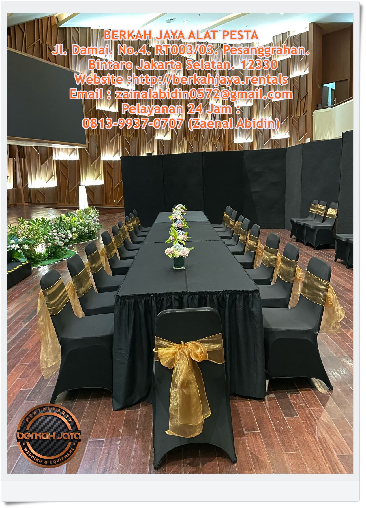 Pusat Sewa Meja Persegi Panjang Beragam Ukuran Di Jakarta Pusat