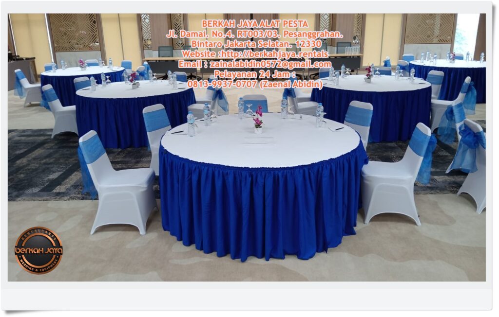 Pusat Sewa Meja Bulat Berkualitas Free Ongkir Jakarta Pusat