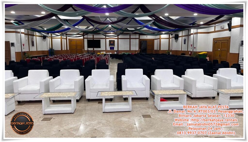Jasa Sewa Sofa Putih Dan Hitam Type Single Di Depok