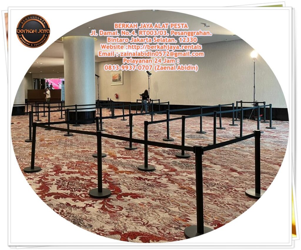 Jasa Rental Tiang Pembatas Hitam Di Jakarta Selatan Harga Terjangkau Murah