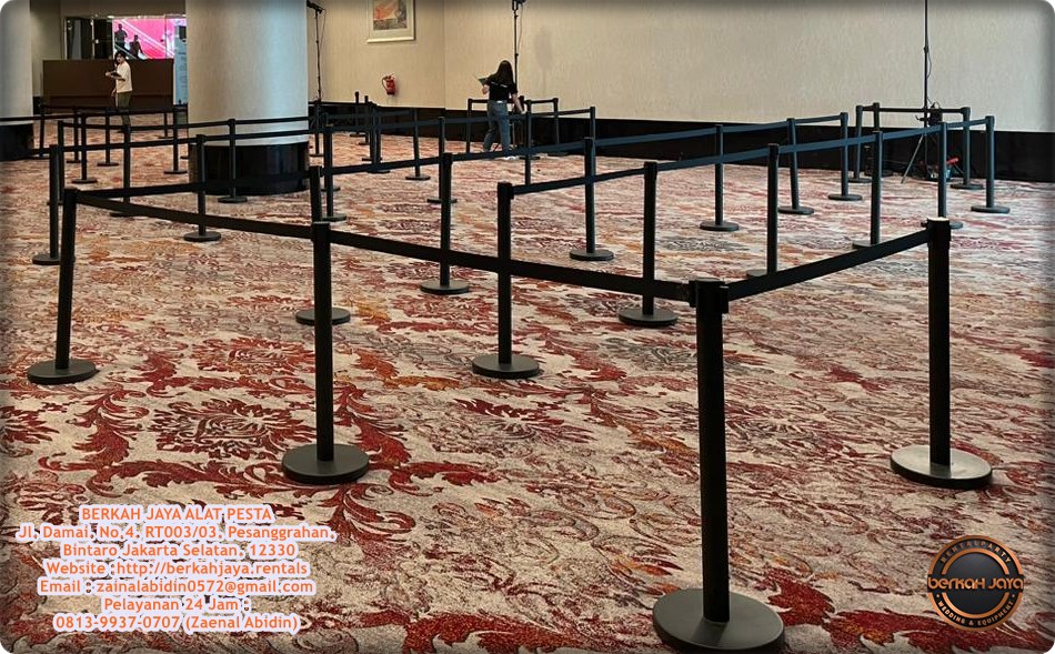 Jasa Rental Tiang Pembatas Hitam Di Jakarta Selatan Harga Terjangkau Murah