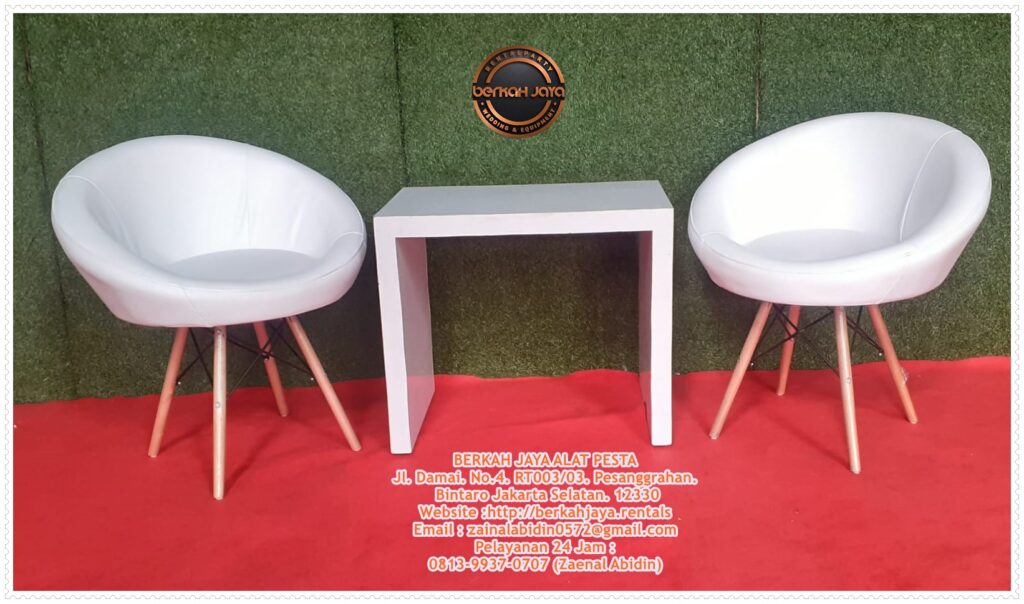 Jasa Sewa Sofa Queen Bundar Kaki Kayu Di Jakarta Selatan