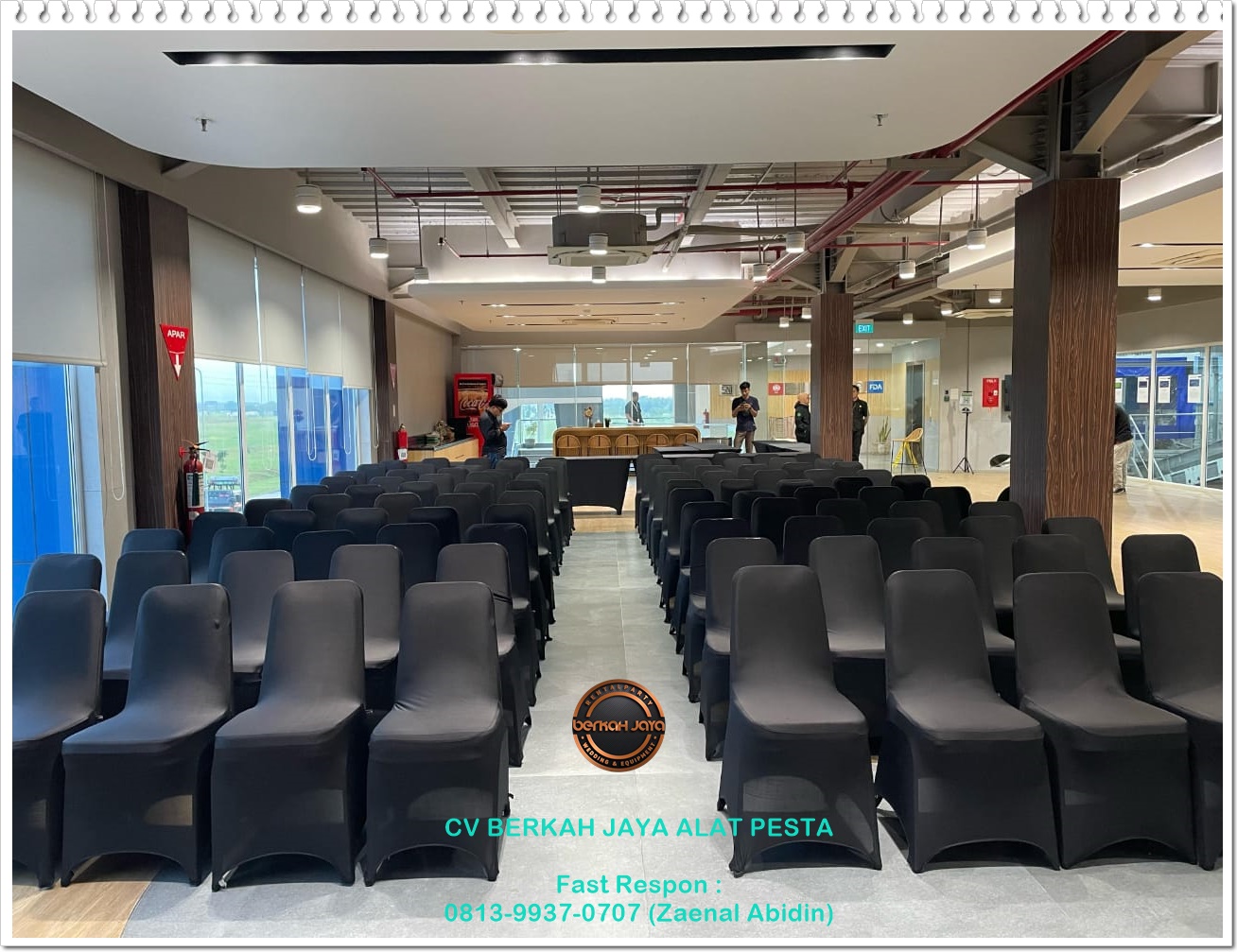 Sewa Kursi Cover Hitam Dan Putih Type Futura Stainless Jakarta