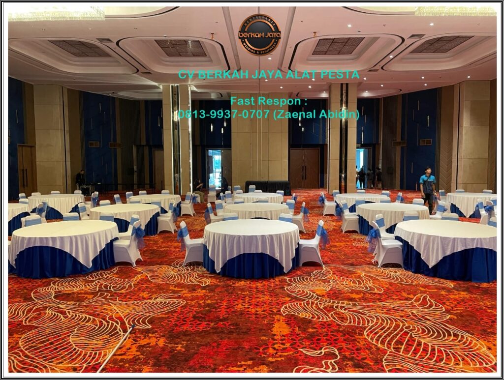 Sewa Meja Bulat Set Kursi Acara Halal Bihalal 2025 Area Jakarta Barat 