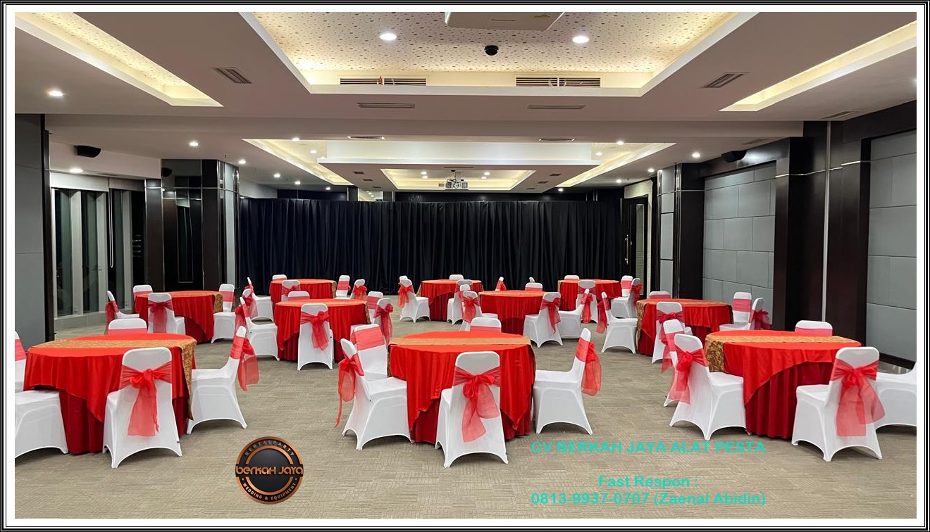 Sewa Meja Bulat Set Kursi Acara Halal Bihalal 2025 Area Jakarta Barat