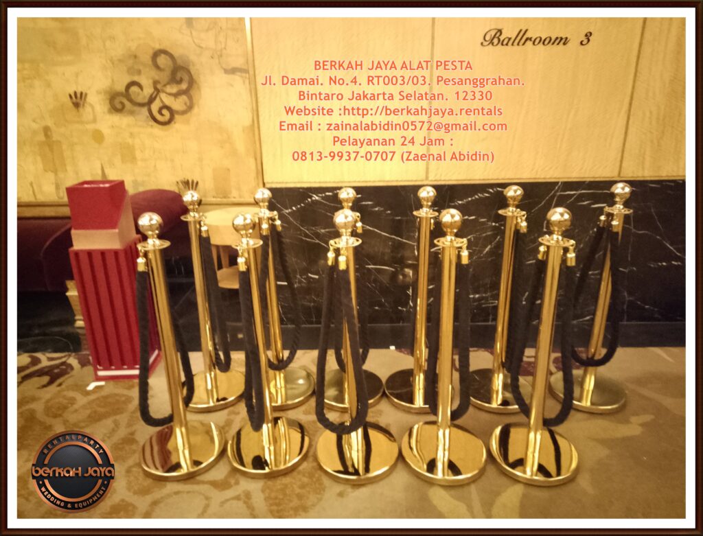 Jasa Rental Tiang Pembatas Hitam Di Jakarta Selatan Harga Terjangkau Murah