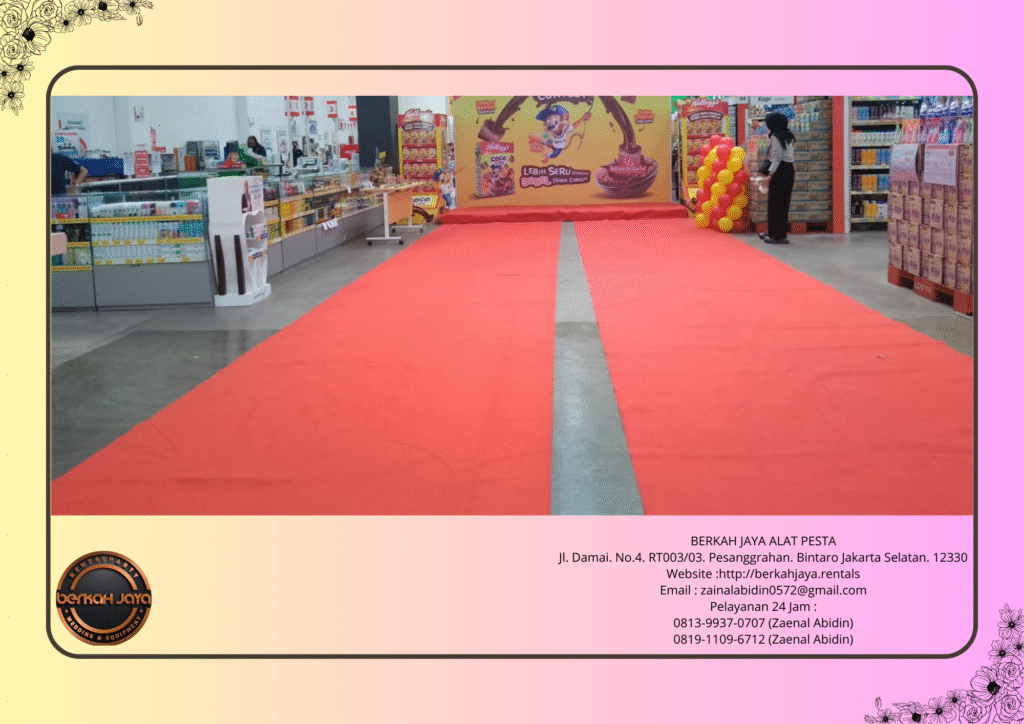 Rental Karpet Standar Buana Dan Permadani Merah Di Jakarta Selatan