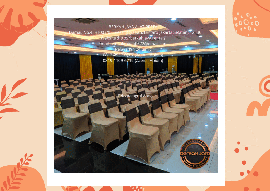 Rental Kursi Cover Gold Type Futura Stainless Di Jakarta