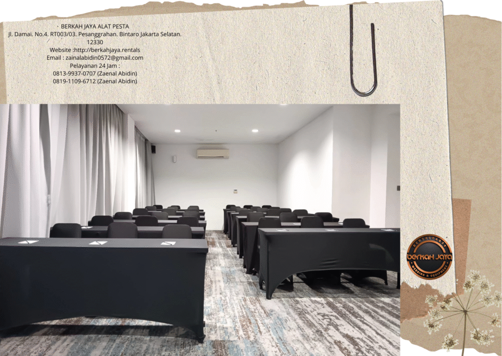 Rental Meja IBM Cover Dan HPL Di Area Jakarta Selatan