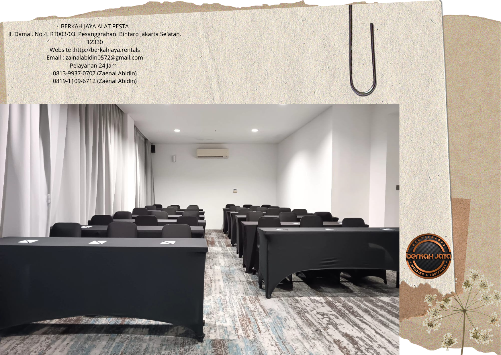 Rental Meja IBM Cover Dan HPL Di Area Jakarta Selatan