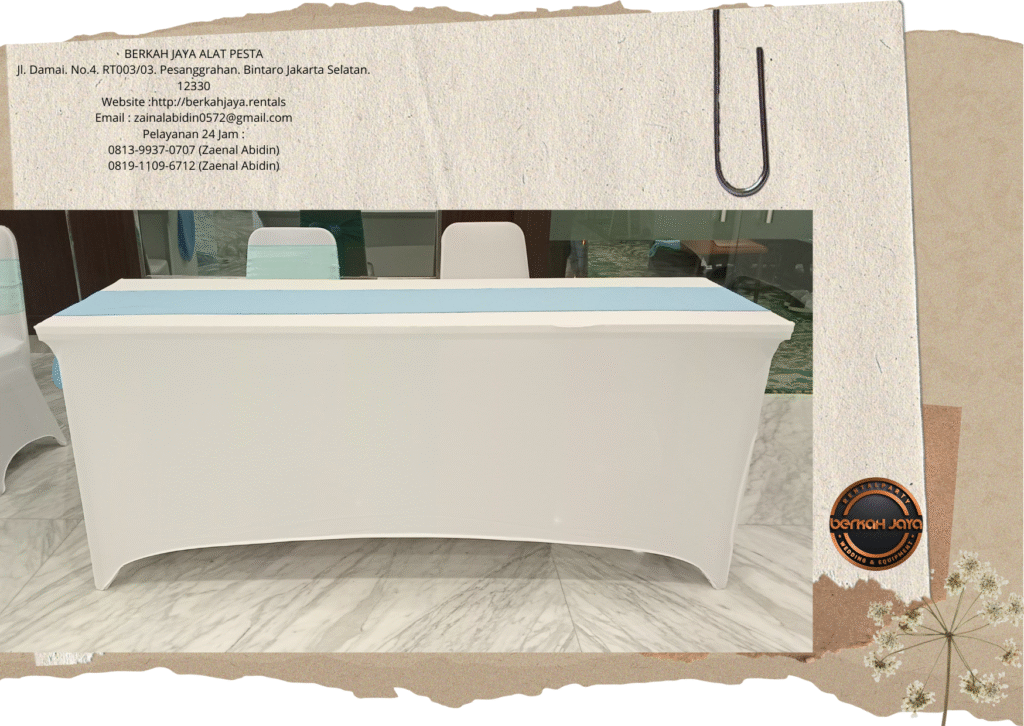 Rental Meja IBM Cover Dan HPL Di Area Jakarta Selatan