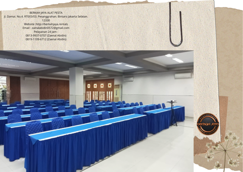 Rental Meja IBM Cover Dan HPL Di Area Jakarta Selatan