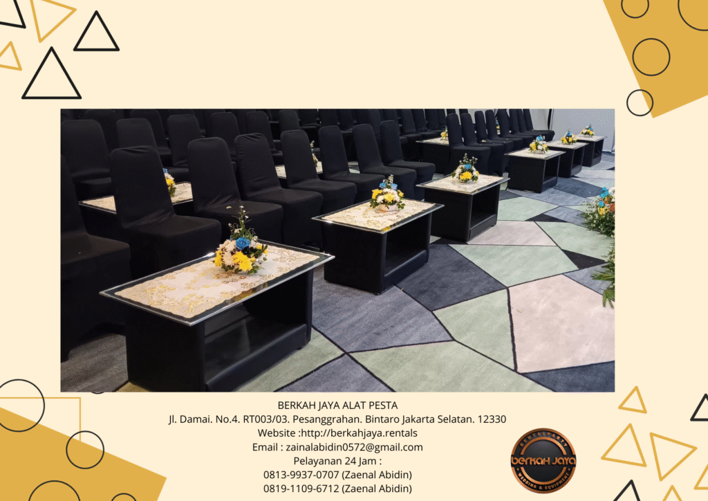 Sewa Meja Barstool Multiplek Dan Kaca VIP Di Jakarta Selatan