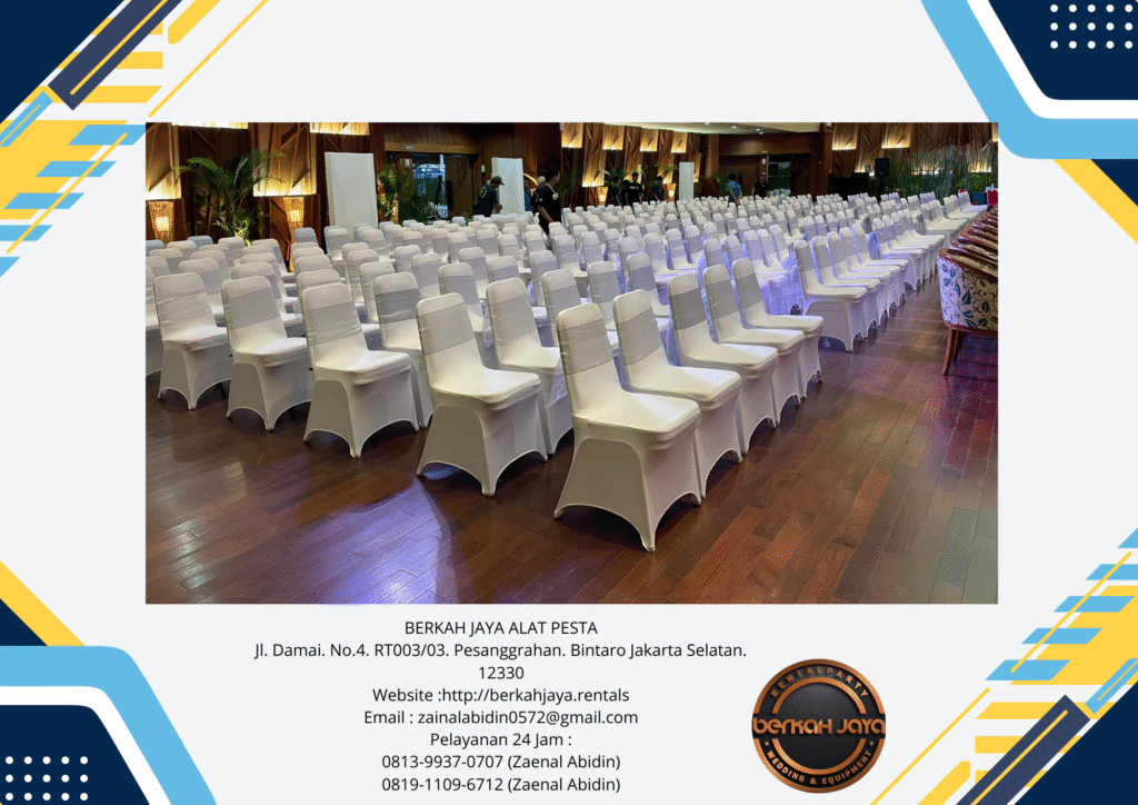 Rental Kursi Pita Silver Sarung Putih Di Daerah Jakarta