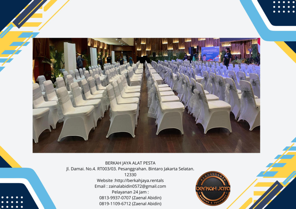 Rental Kursi Pita Silver Sarung Putih Di Daerah Jakarta