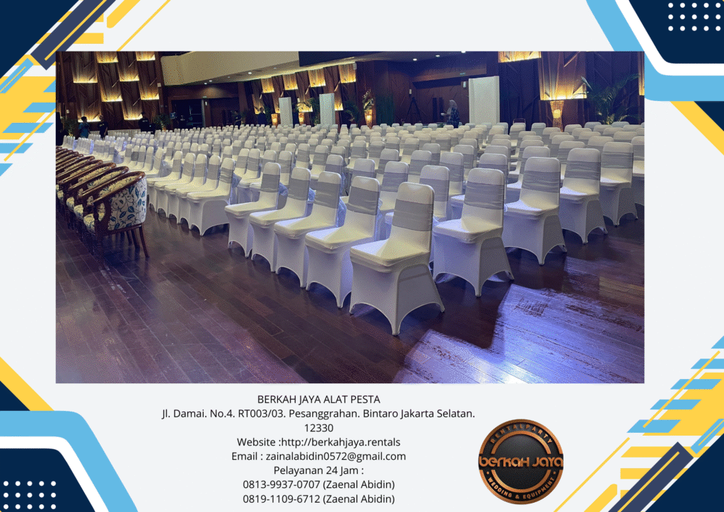 Rental Kursi Pita Silver Sarung Putih Di Daerah Jakarta