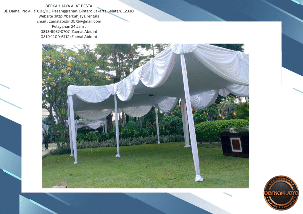 Rental Tenda Konvensional Bazar Kerucut Roder Di Jakarta Selatan