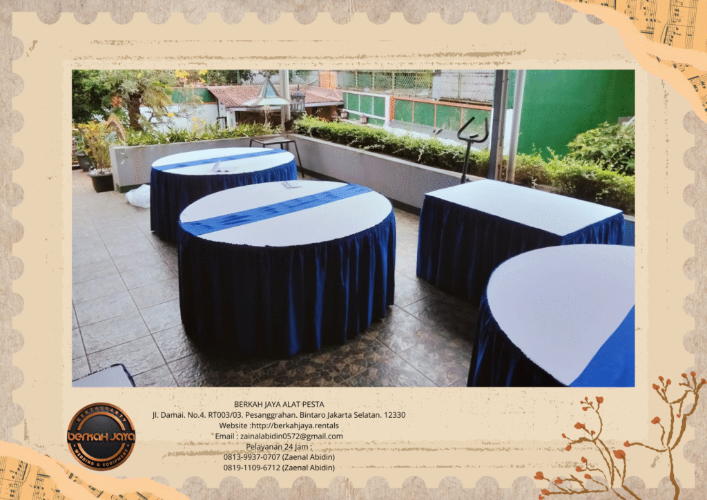 Sewa Meja Bundar Di Area Jakarta Selatan Kualitas Top
