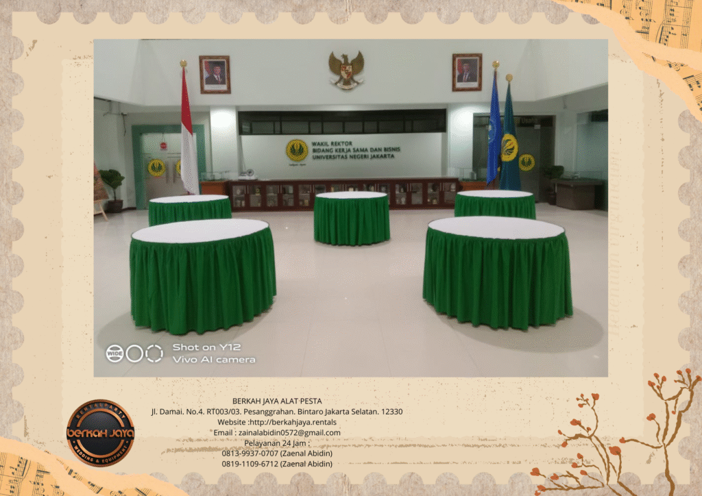 Sewa Meja Bundar Di Area Jakarta Selatan Kualitas Top