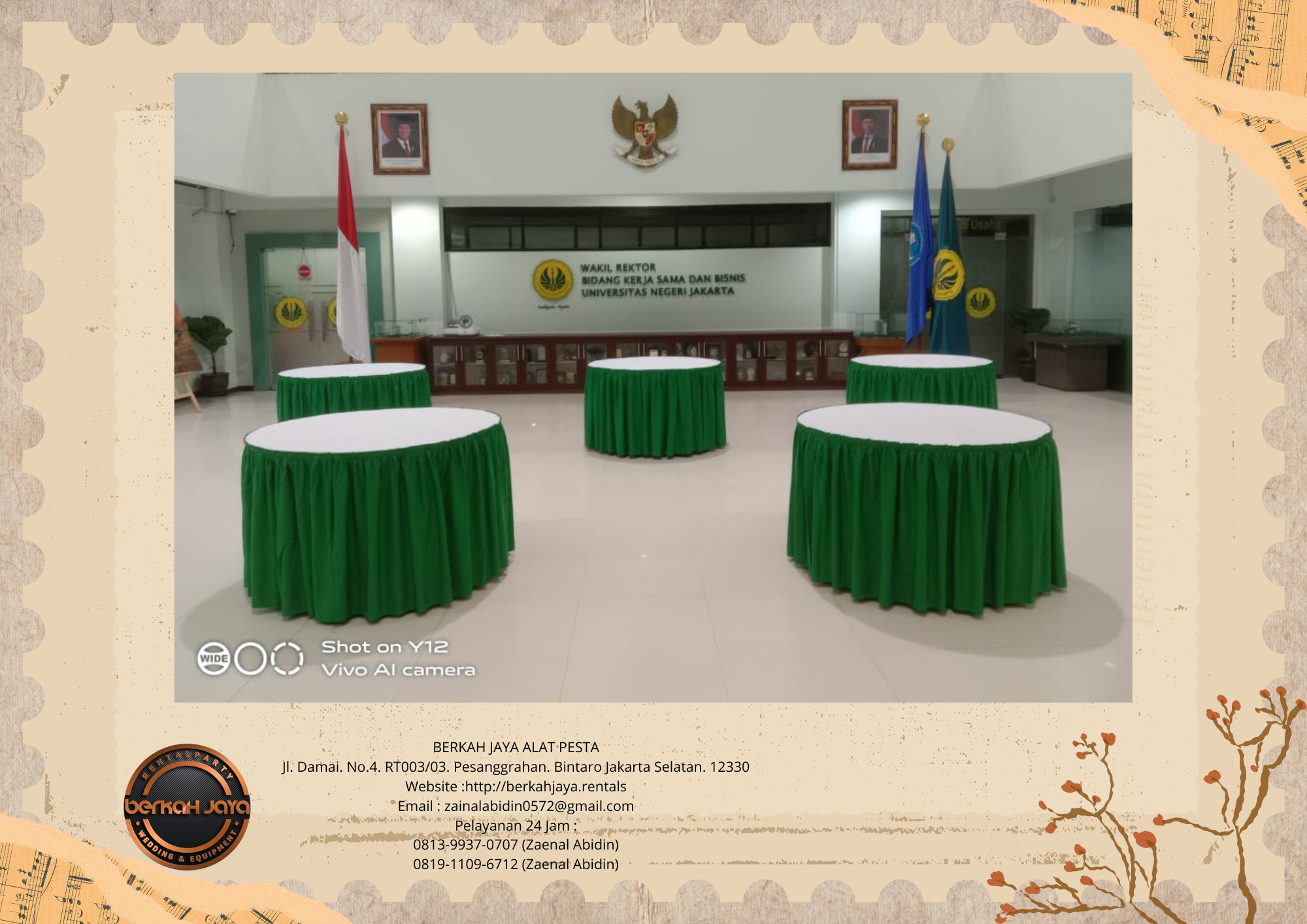 Sewa Meja Bundar Di Area Jakarta Selatan Kualitas Top