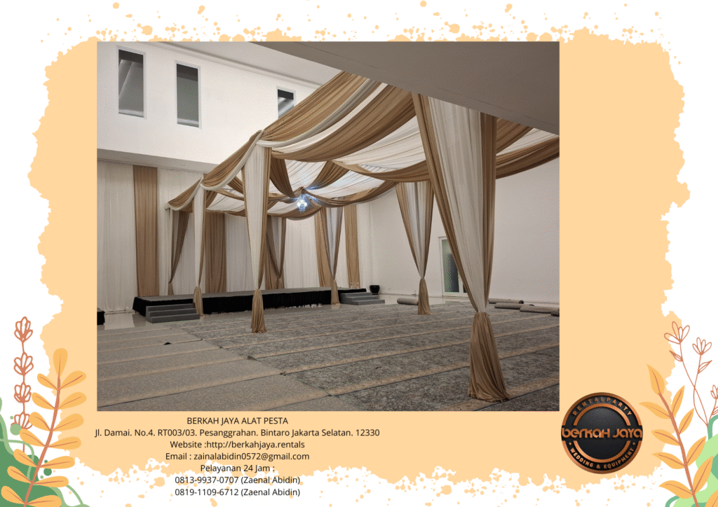 Sewa Tenda Konvensional Serut Di Area Depok Harga Terbaru 2025