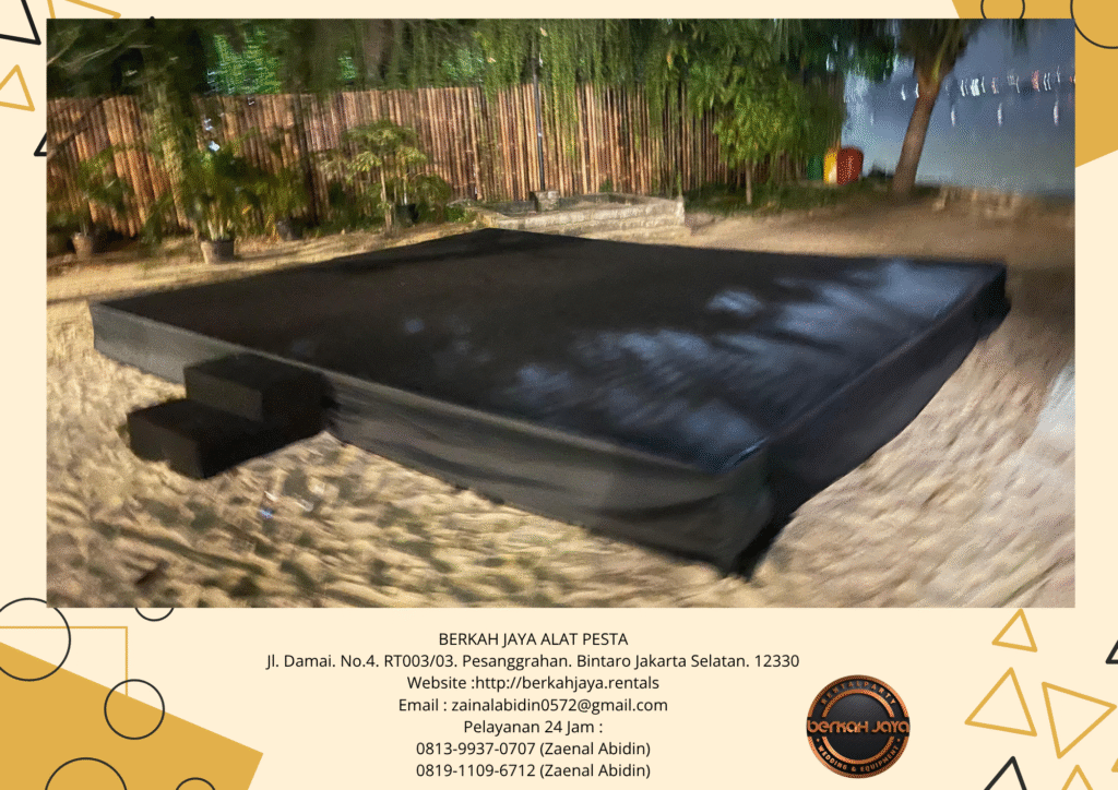 Sewa Flooring Karpet Abu abu Hitam Biru Dan Hijau Di Jakarta Selatan