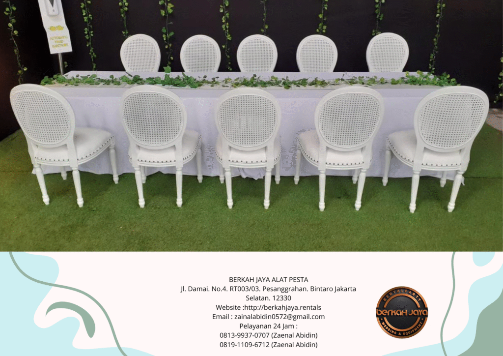 Sewa Kursi VIP Raffles Nyaman Dan Empuk Di Jakarta