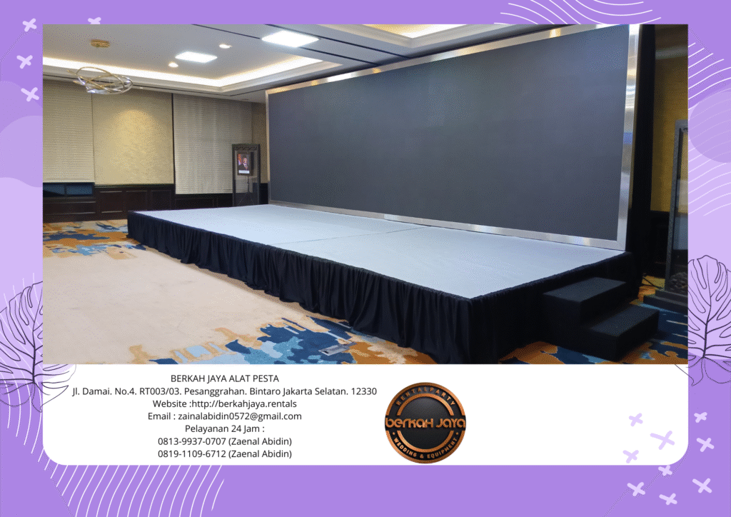 Jasa Sewa Panggung Pendek Dan Tinggi Untuk Indoor Di Jakarta