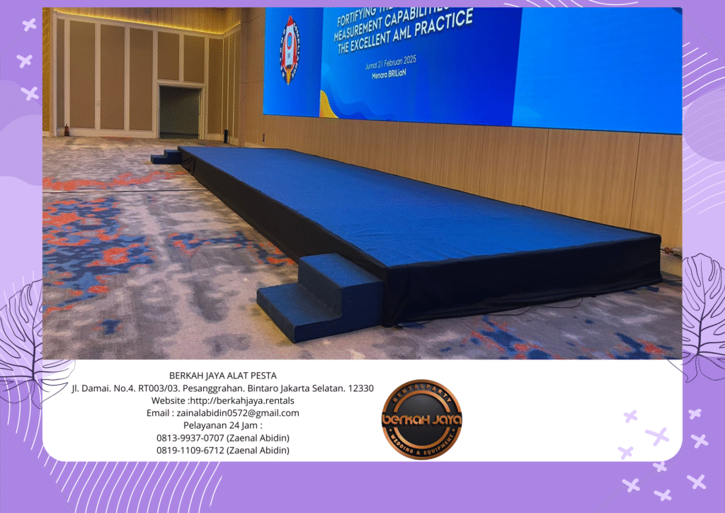 Jasa Sewa Panggung Pendek Dan Tinggi Untuk Indoor Di Jakarta