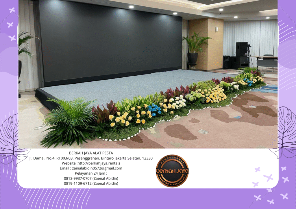 Jasa Sewa Panggung Pendek Dan Tinggi Untuk Indoor Di Jakarta