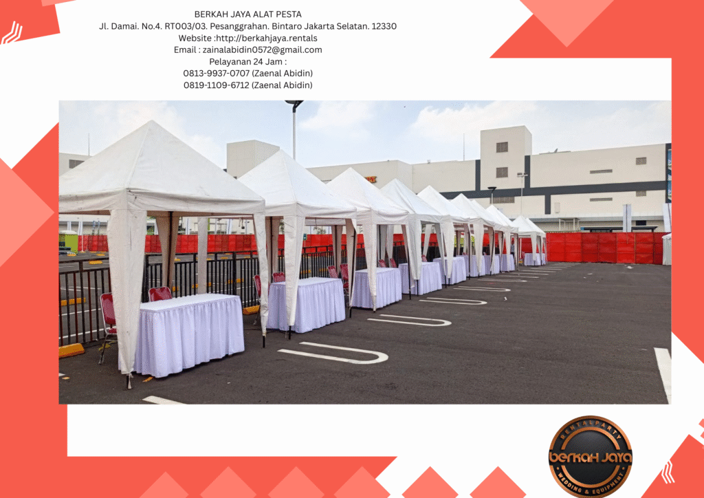 Jasa Sewa Tenda Lengkap Jakarta Selatan Pelayanan  24 Jam