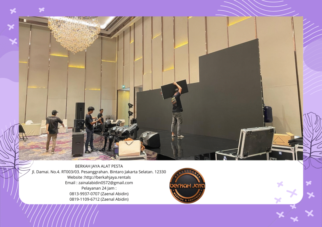 Pusat Sewa Panggung Finishing Melaminto Hitam Di Jakarta Free Ongkir