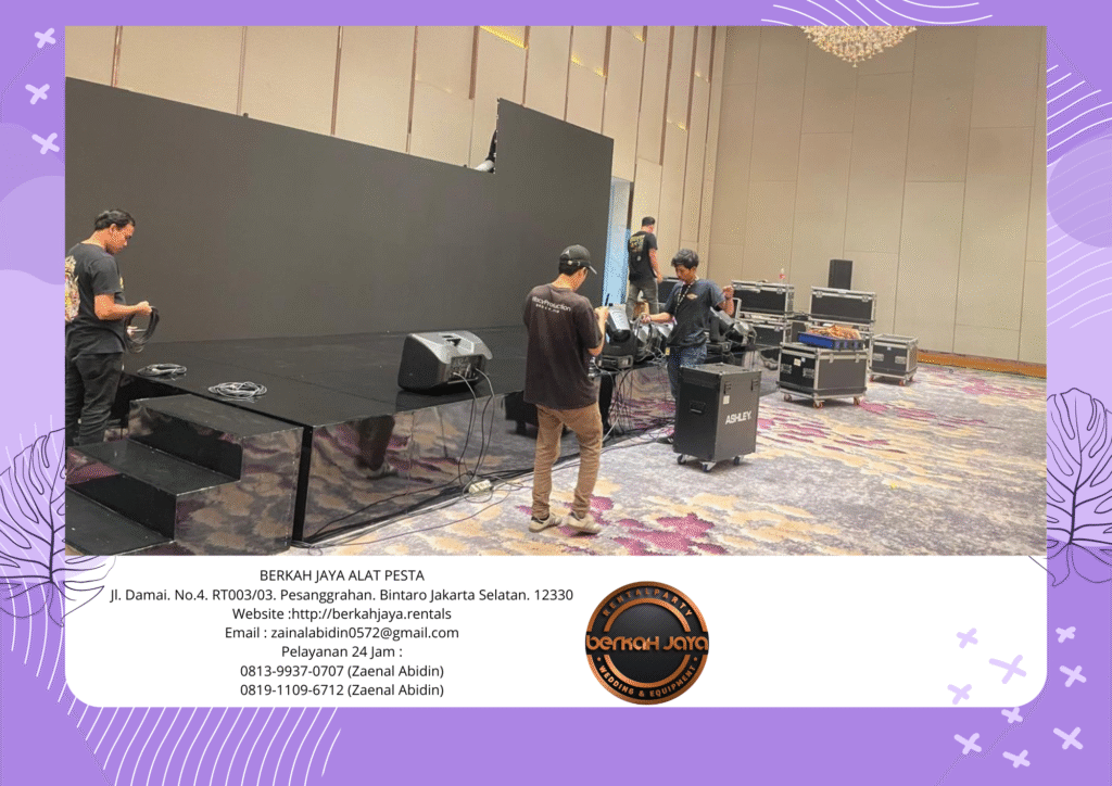 Pusat Sewa Panggung Finishing Melaminto Hitam Di Jakarta Free Ongkir