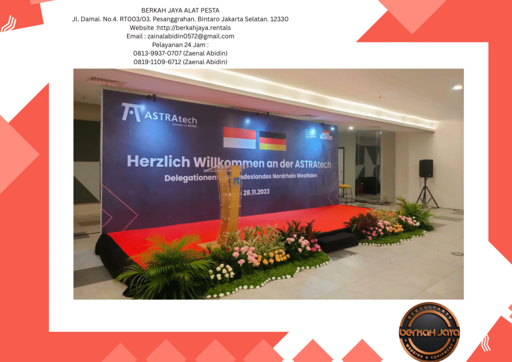 Rental Backdrop Set Panggung Dan Podium Di Jakarta Selatan
