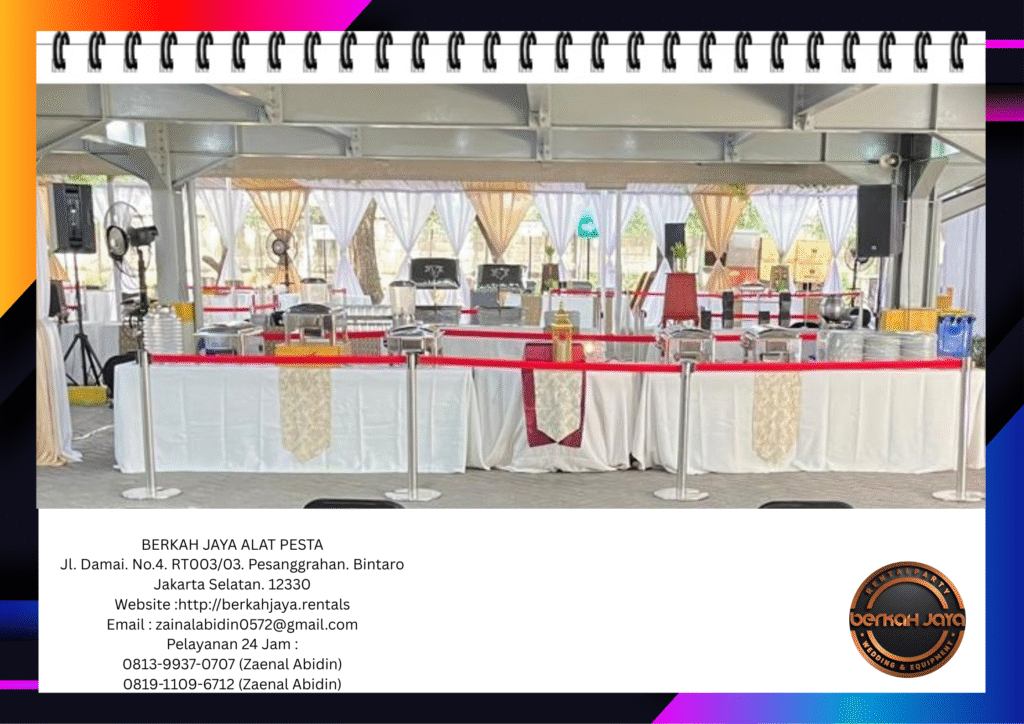 Rental Tiang Antrian Pita Dan Tali Bludru VIP Di Jakarta